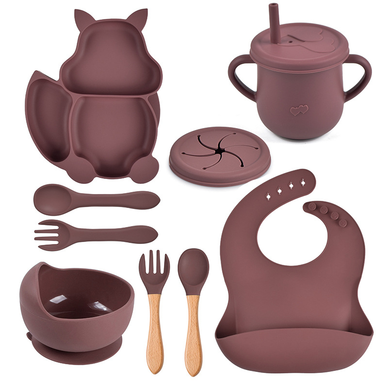 Set de Alimentación de Silicona para Bebés