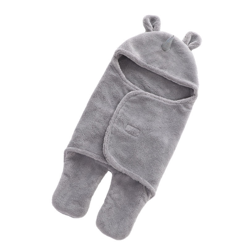 Manta de bebé de unicornio y envoltura tipo swaddle