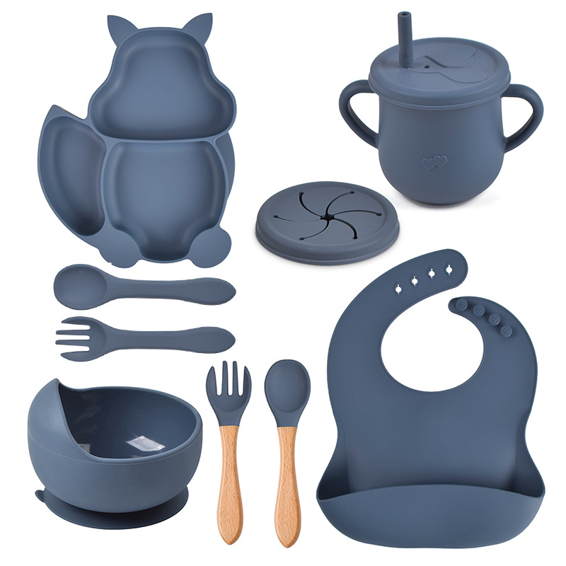 Set de Alimentación de Silicona para Bebés