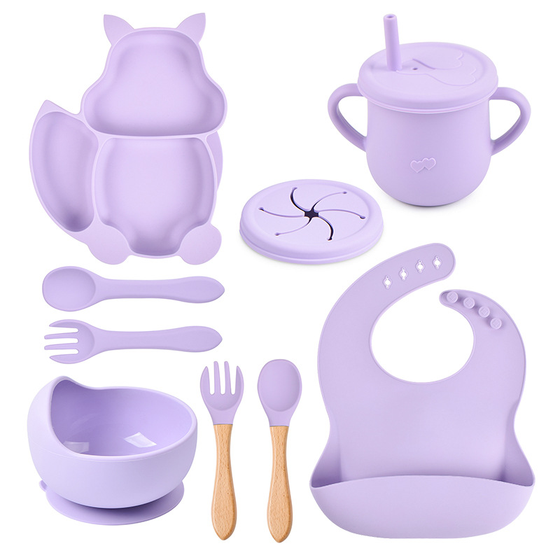 Set de Alimentación de Silicona para Bebés