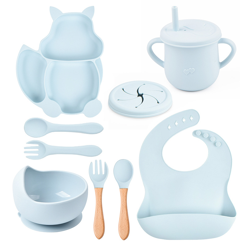 Set de Alimentación de Silicona para Bebés