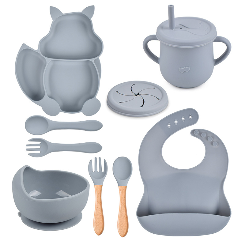 Set de Alimentación de Silicona para Bebés
