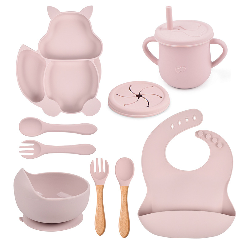 Set de Alimentación de Silicona para Bebés