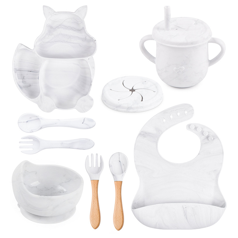 Set de Alimentación de Silicona para Bebés